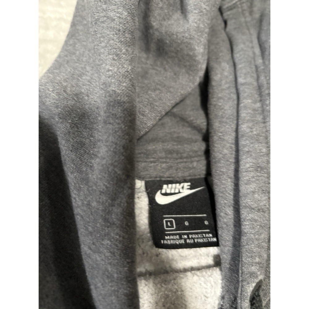 Nike Men's Gray Hoodie Large Pullover Sweater Long Sleeve Training - Picture 3 of 8
